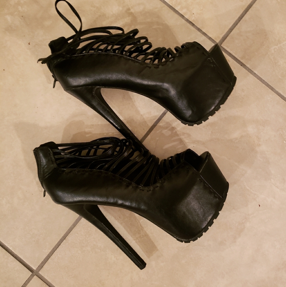 Black heels